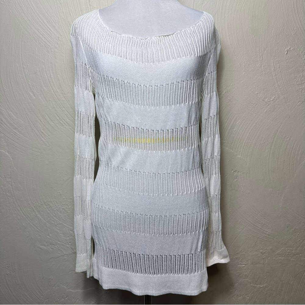 A/X Armani Exchange Open Knit CoverUp Sweater Medium NWT!